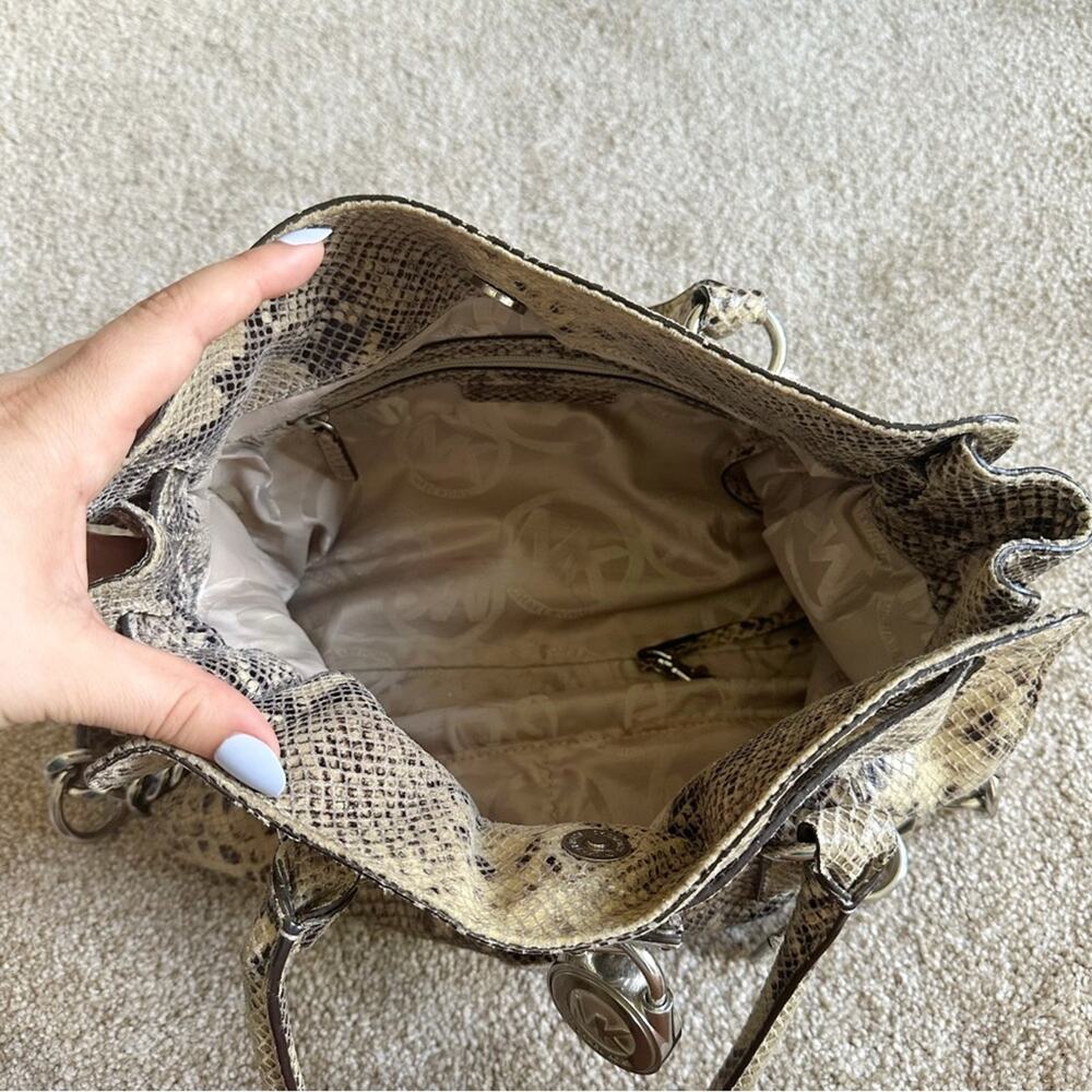 Michael Kors Python Hamilton Shoulder Bag - image 5